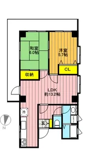小町ビル【4階】の間取り