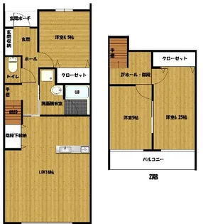 群馬県伊勢崎市連取町【一戸建】の間取り