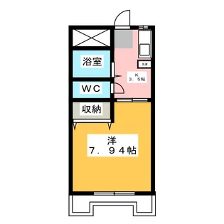 ベルビーハイツ【3階】の間取り
