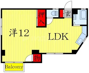 山惣マンション【1階】の間取り