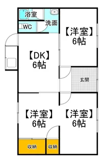 岡山県岡山市北区富田【一戸建】の間取り