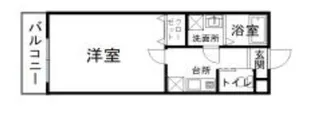 1Kの間取り画像