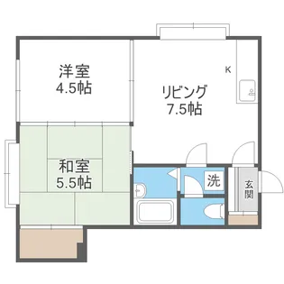 シェモア1【3階】の間取り