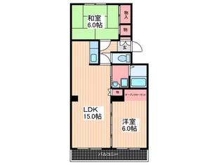 アネックス佐方【1階】の間取り