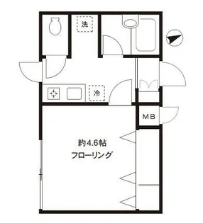 DRホームズ南品川【4階】の間取り