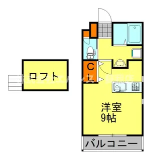 メゾンクレールIII【2階】の間取り