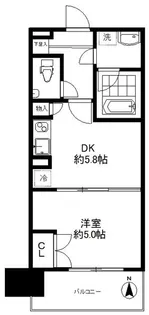東京都江東区森下1【マンション】の間取り
