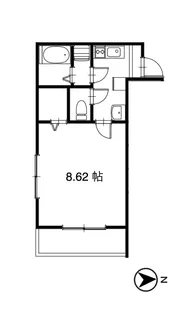 Foresta獨協大学前【2階】の間取り