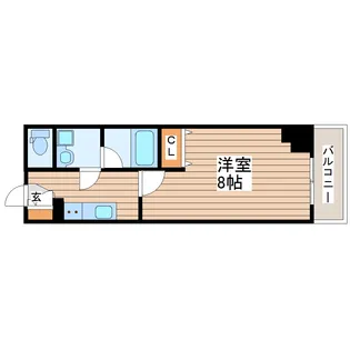 1Kの間取り画像