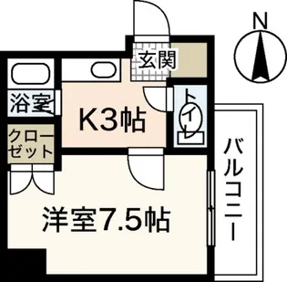 バオバブ白島【4階】の間取り