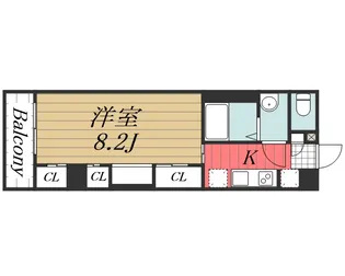 千葉県千葉市花見川区浪花町【アパート】の間取り