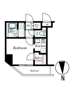 エスコート蒲田【6階】の間取り