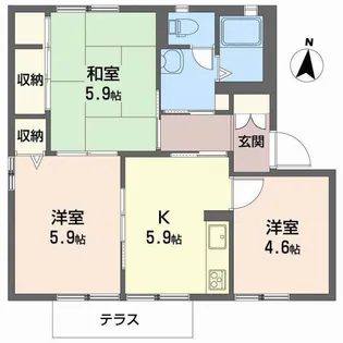 ピュア・コート【1階】の間取り