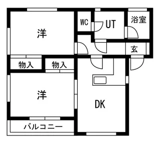 橋本ハイツII【2階】の間取り