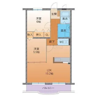 ハートフル LIFE【2階】の間取り