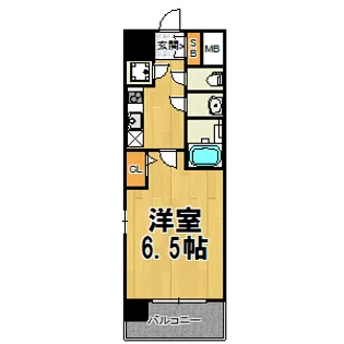 1Kの間取り画像