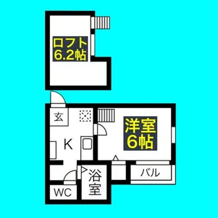 クレアルージュ【1階】の間取り