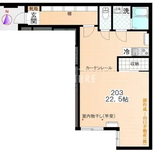 東京都府中市本宿町1【アパート】の間取り