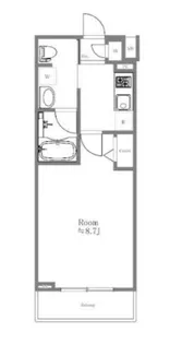 アクサス北池袋【4階】の間取り