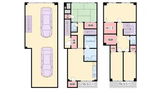 京都府京都市中京区和久屋町【一戸建】の間取り