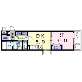 ラ・ルーチェ【3階】の間取り