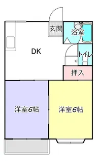 エステート佐原A【2階】の間取り