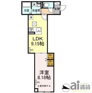 東京都練馬区東大泉6【アパート】の間取り