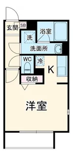 リブリ・クレセル【2階】の間取り