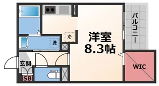 ラフィーネクローバーII【2階】の間取り