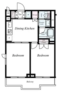ルーブル荻窪伍番館【4階】の間取り