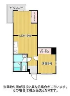 シャトー丸六【3階】の間取り