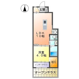 徳島県徳島市南矢三町1【アパート】の間取り
