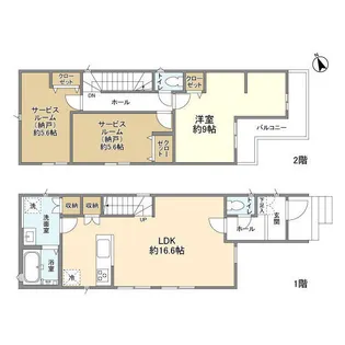 千葉県流山市美田【一戸建】の間取り