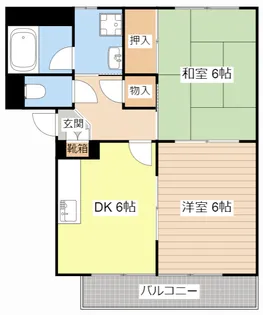 滋賀県彦根市小泉町【アパート】の間取り