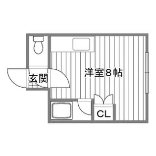 北海道札幌市中央区南一条西17【マンション】の間取り