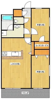 エトワール幸田【1階】の間取り
