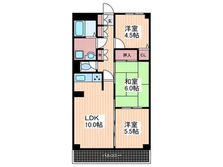サニ-タウン【1階】の間取り