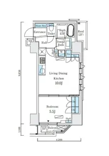 東京都千代田区岩本町1【マンション】の間取り