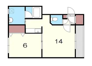 カントリーアヴェニュー【3階】の間取り