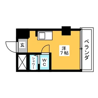 ラ・レジダンス・ド・シャトレーヌ【4階】の間取り