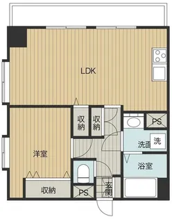 妙義坂マンション【8階】の間取り