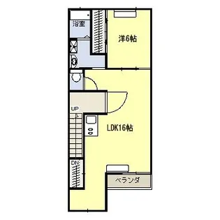 新潟県長岡市江陽1【アパート】の間取り