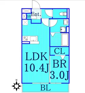 ディアフォルム幸町【2階】の間取り