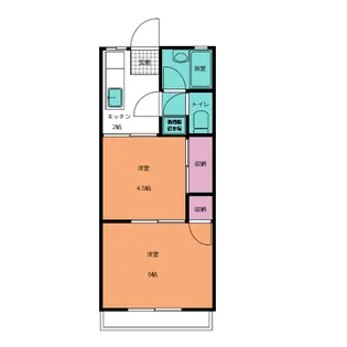 リバーシティー21【1階】の間取り