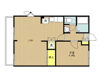 グランハイム栄 B棟【2階】の間取り