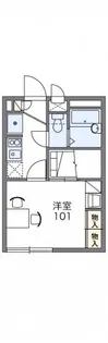 レオパレスティンカーベル【1階】の間取り