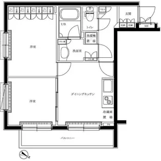 ルーブル品川西小山【4階】の間取り