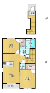 M s Garden【2階】の間取り