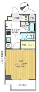 リバージュ北千住【3階】の間取り