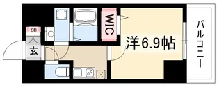 愛知県名古屋市北区稚児宮通2【マンション】の間取り